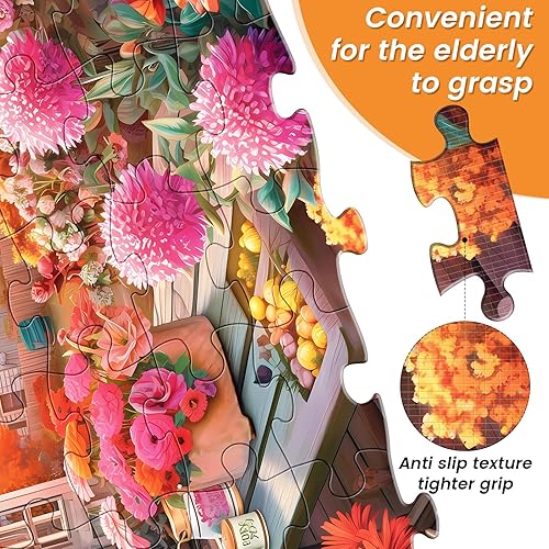 Miniatura 4 de Rompecabezas de 36 piezas grandes para personas mayores, rompecabezas de demencia para ancianos, rompecabezas para Alzheimer, productos de demencia,
