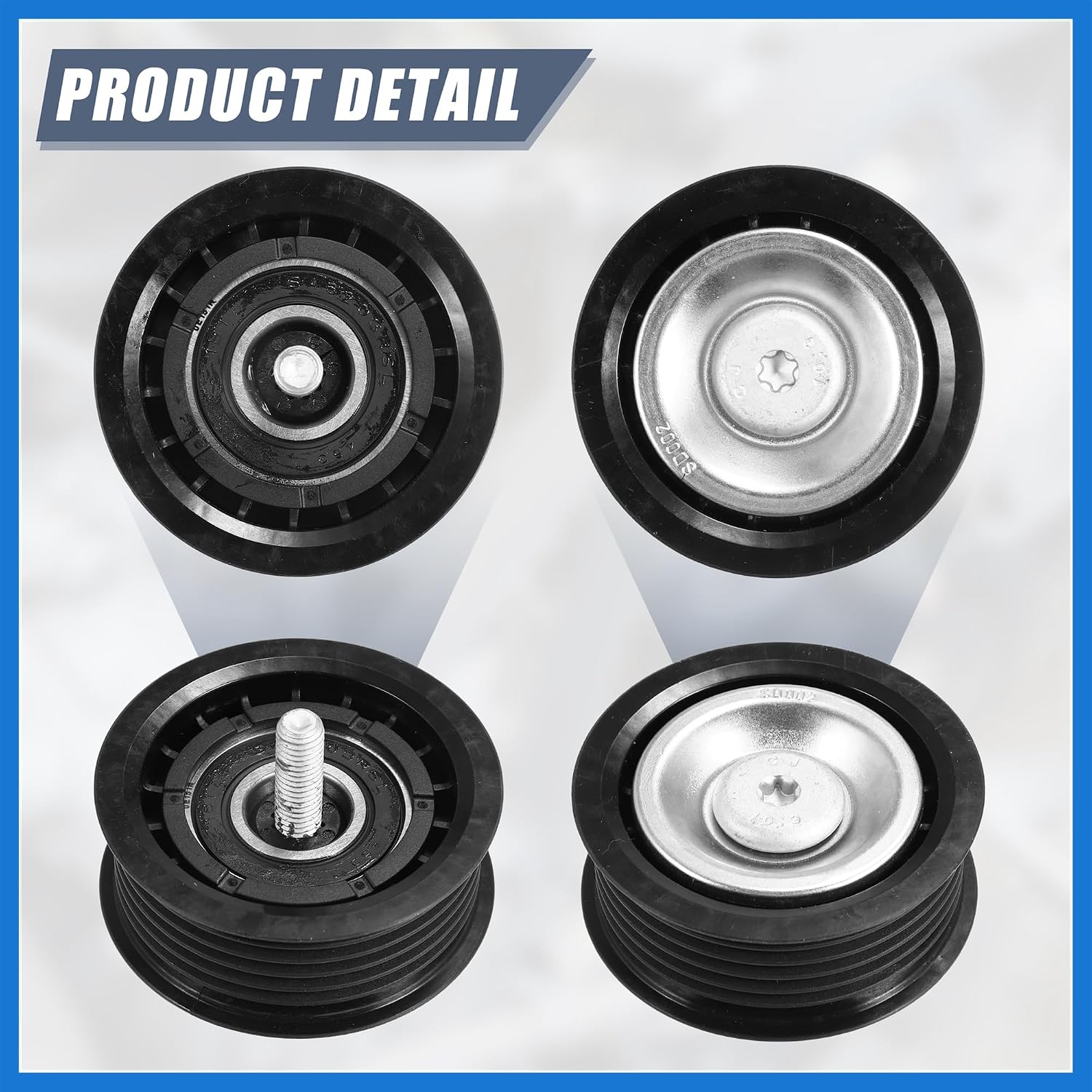 2722021019 Car Accessory Belt Idler Pulley for Mercedes-Benz C 230 2006-2007 for Mercedes-Benz SL 550 2007-2012 Auto Accessories