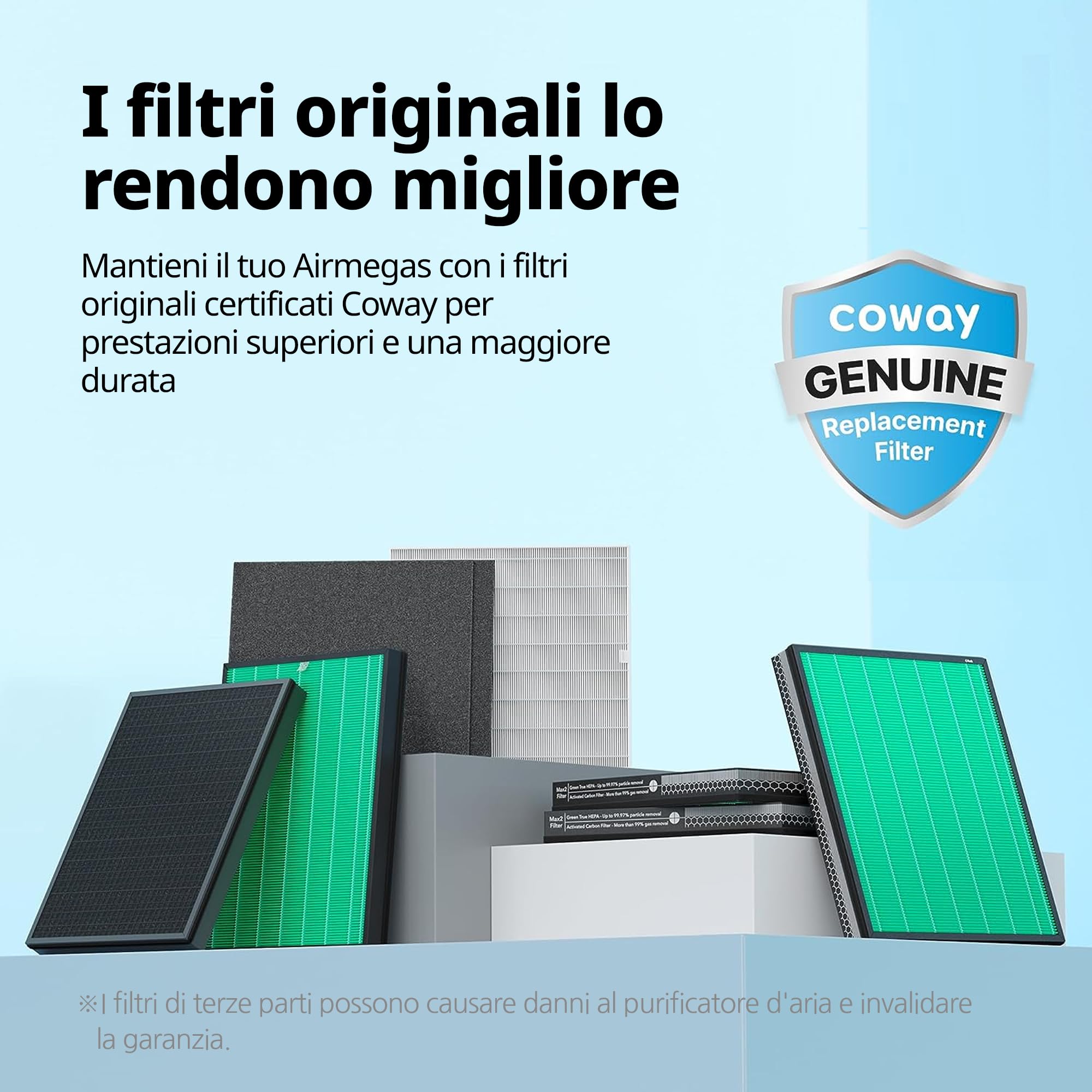 Coway Airmega 400/400s - Set di filtri 2 in 1