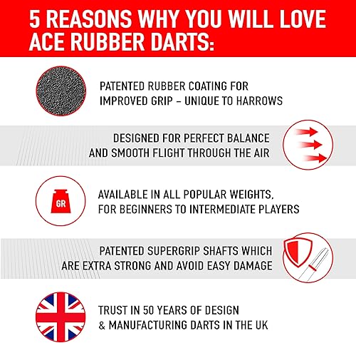 Miniatura 7 de Harrows Harrows Darts - Agarre de goma ACE
