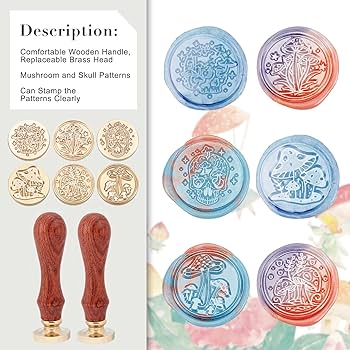 Amazon.co.jp: SUPERDANT 6枚セット 猫シーリングワックス