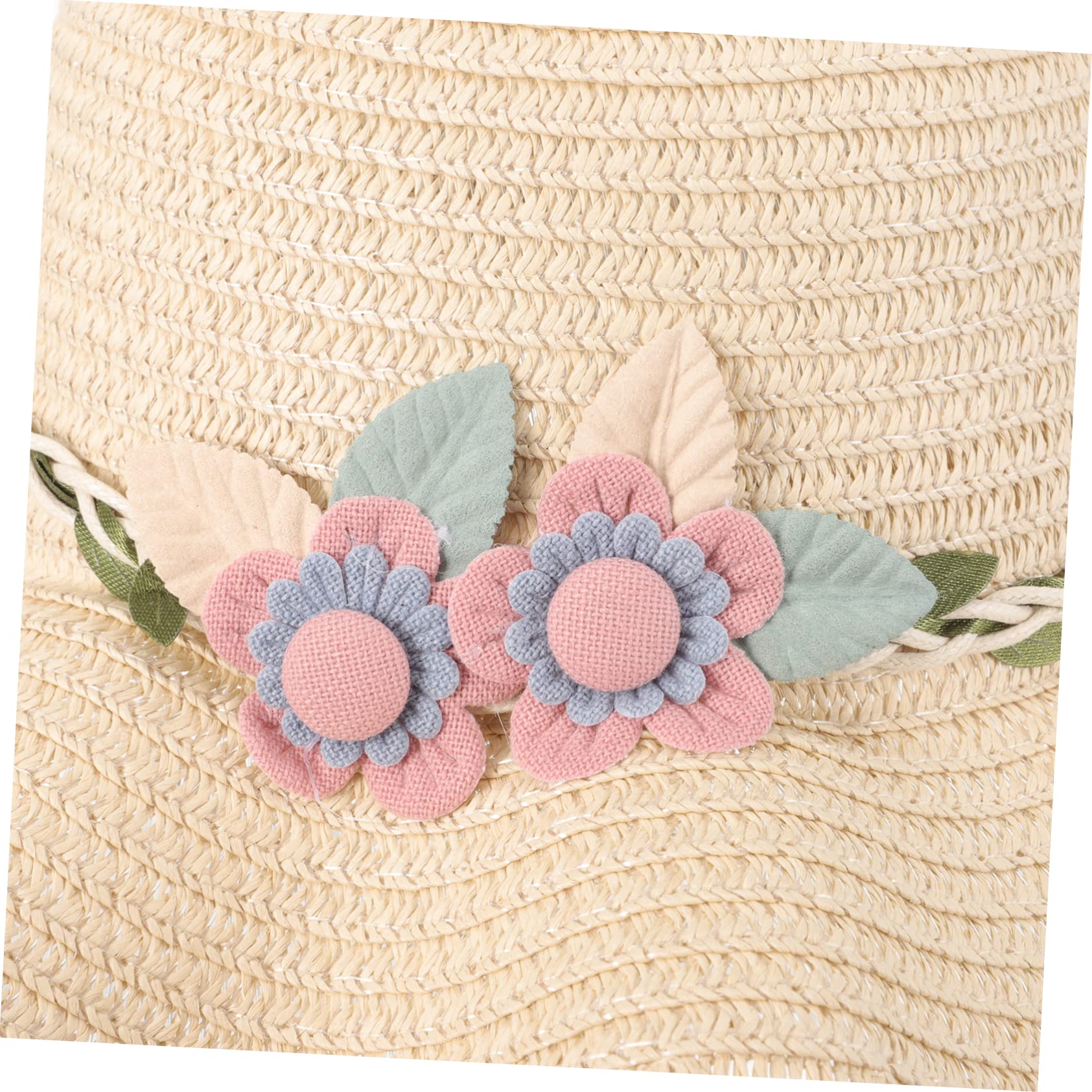 DECHOUS Sombrero De Sol con Bolso De Mano para Niñas para Playa y Fiestas De Té Protector UV