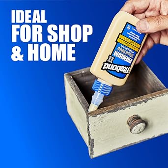 Franklin 5002 Titebond Ii Weatherproof Wood Glue, 4 Oz. | ANSI Type II Water-Resistant Adhesive for Indoor & Outdoor Woodworking Projects