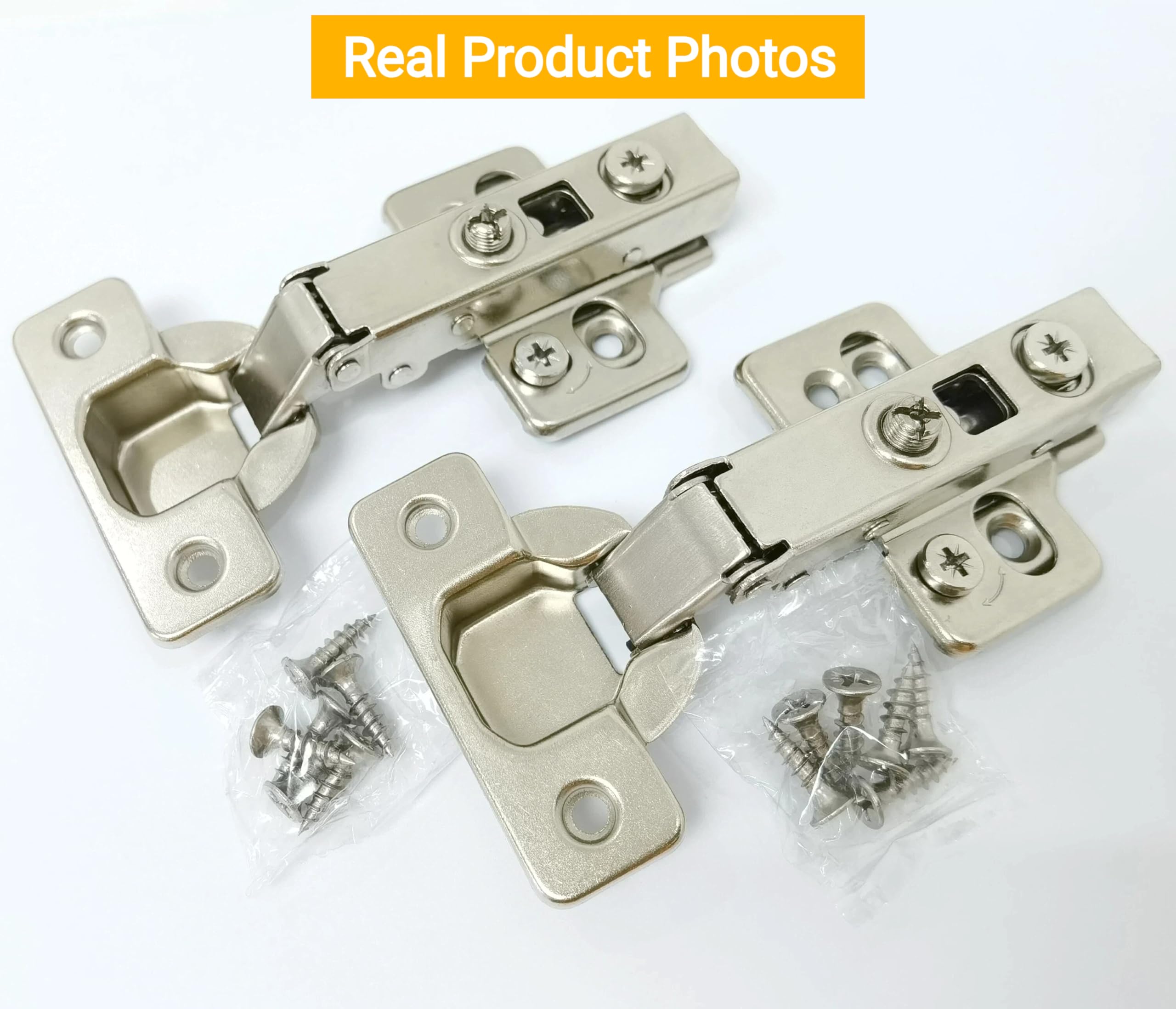 Soft Close Cabinet Hinges - 2 Pack -9 Soft Close Cabinet Hinges - 2 Pack -9