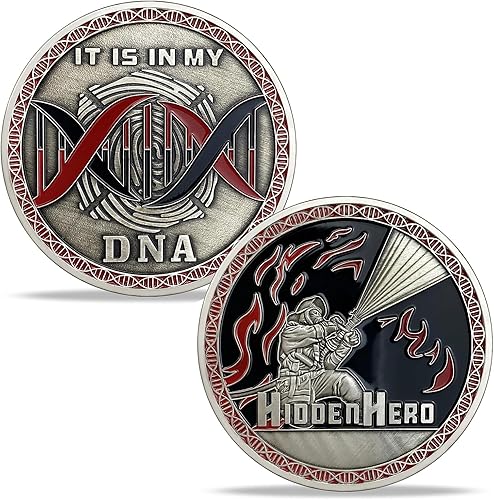 Miniatura 1 de Bomberos Challenge Coin First Responder Bombero Conmemorativo Monedas