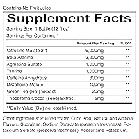 Vista 3 de REDCON1 Total War Ready to Drink - Preentrenamiento - Fórmula RTD apta para dieta cetogénica - Aminoácido + malato de citrulina bebida