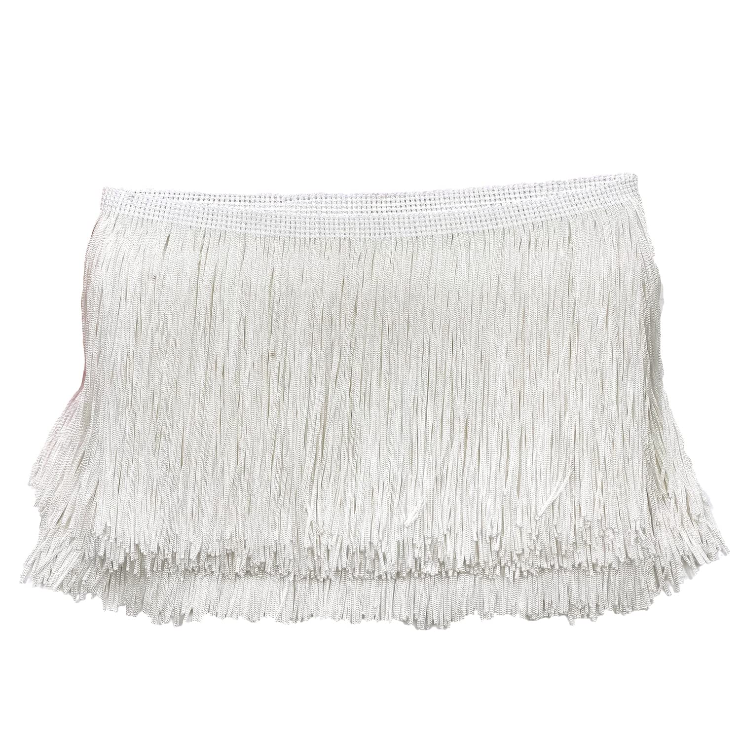 Glitzer Fransenborte 2m X 15cm - Pailletten Band Für Tanz & Dekoration