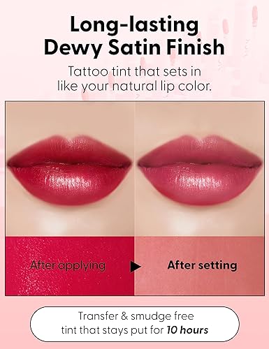 Miniatura 5 de It'S SKIN Tincy - Tinte de labios semimate para todo el día, 0.13 onzas (05 Manhattan Cherry), sin transferencia, acabado satinado suave,