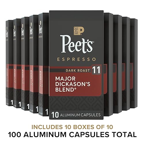 Miniatura 22 de Peet's Coffee - Cápsulas de café espresso descafeinado Ristretto Intensity 9, cápsulas de café de una sola taza, compatibles con cafeteras Nespresso
