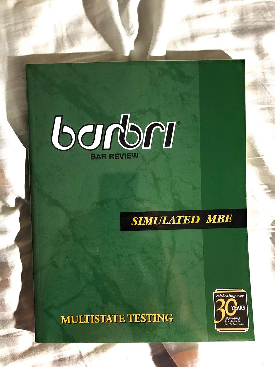 Barbri Bar Review; Simulated MBE for Multistate Testing Barbri Group