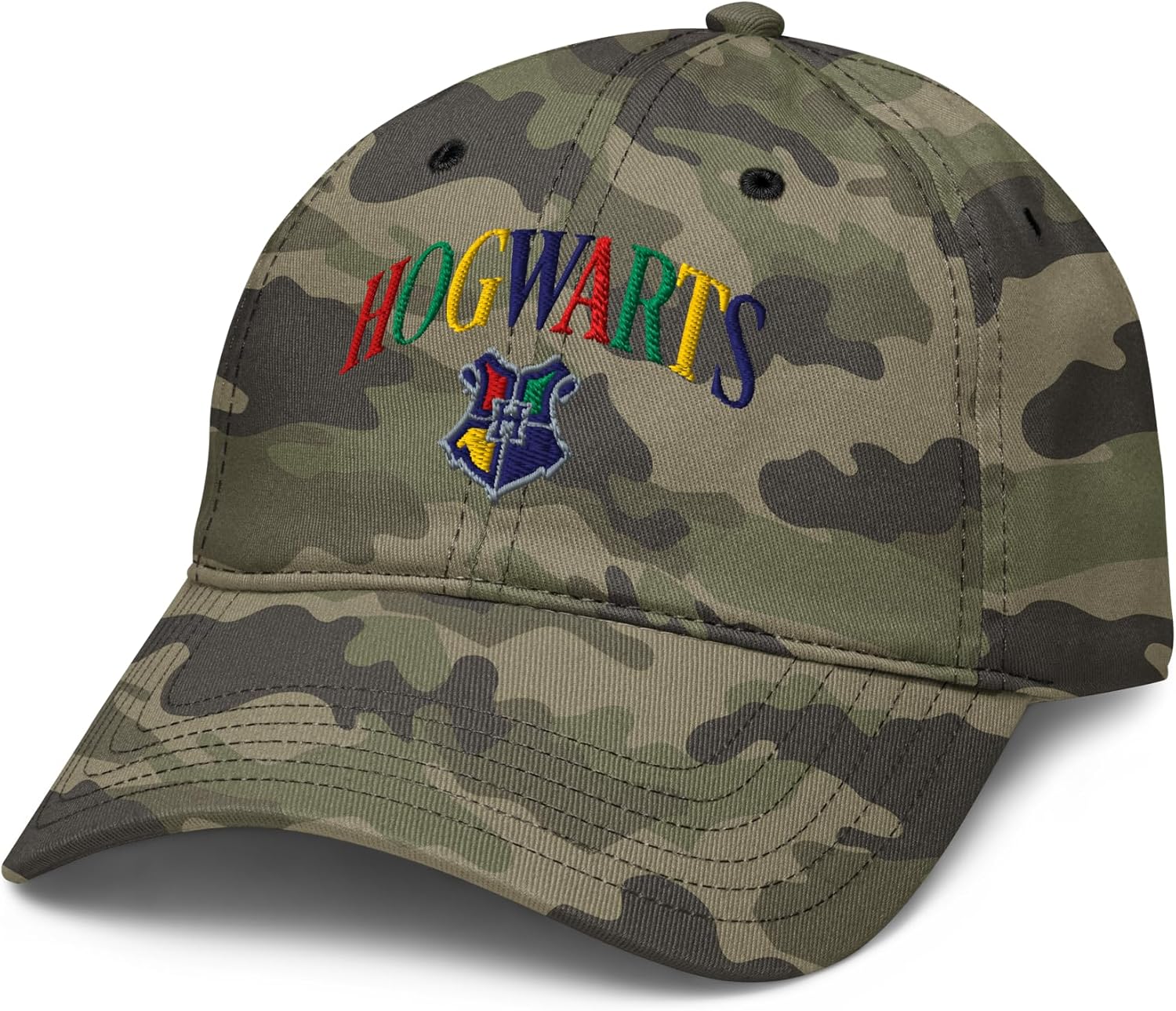 Hogwarts Colorful Crest Adjustable Baseball Hat