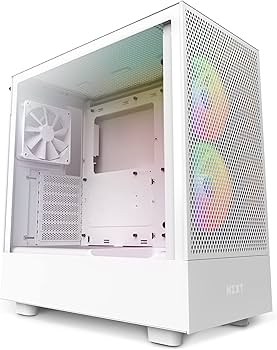 Amazon.com: NZXT H5 Flow RGB Compact ATX Mid-Tower PC Gaming