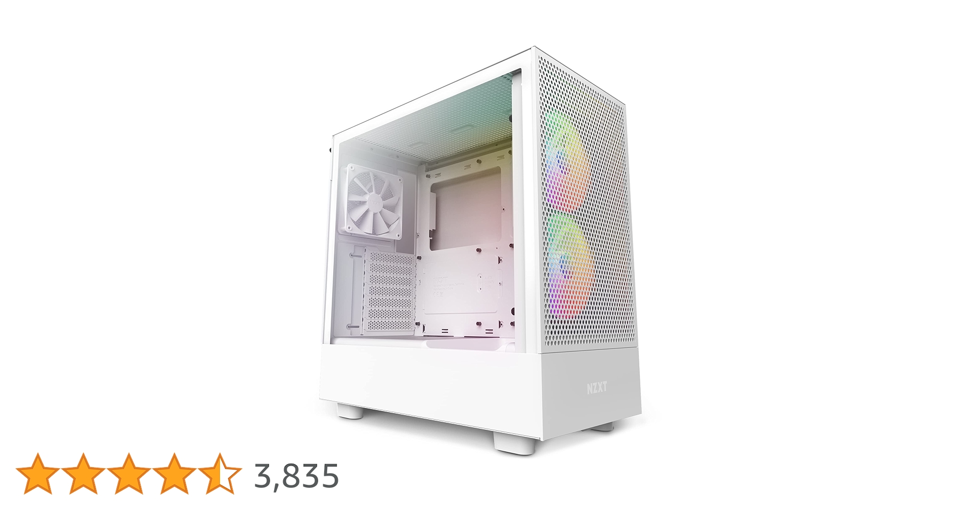 【美品】NZXT ホワイト PCケース CC-H51EW-01 Amazon | NZXT H5 ELITE ミドルタワーケース [ White ] CC-H51EW