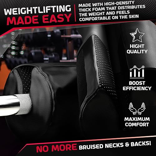 Miniatura 5 de Almohadilla versátil para sentadillas, diseño antideslizante, 100% lavable, cómoda almohadilla de empuje de cadera para barra, se adapta a barras