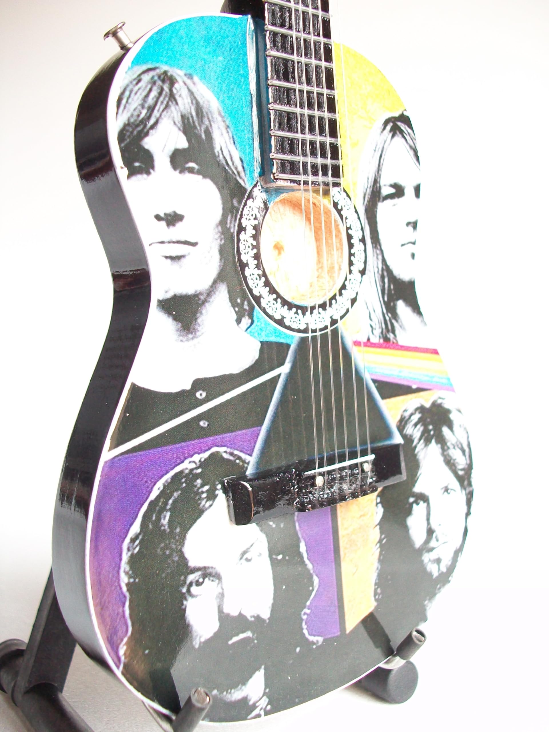 Chitarra acustica in miniatura da collezione Pk Floyd