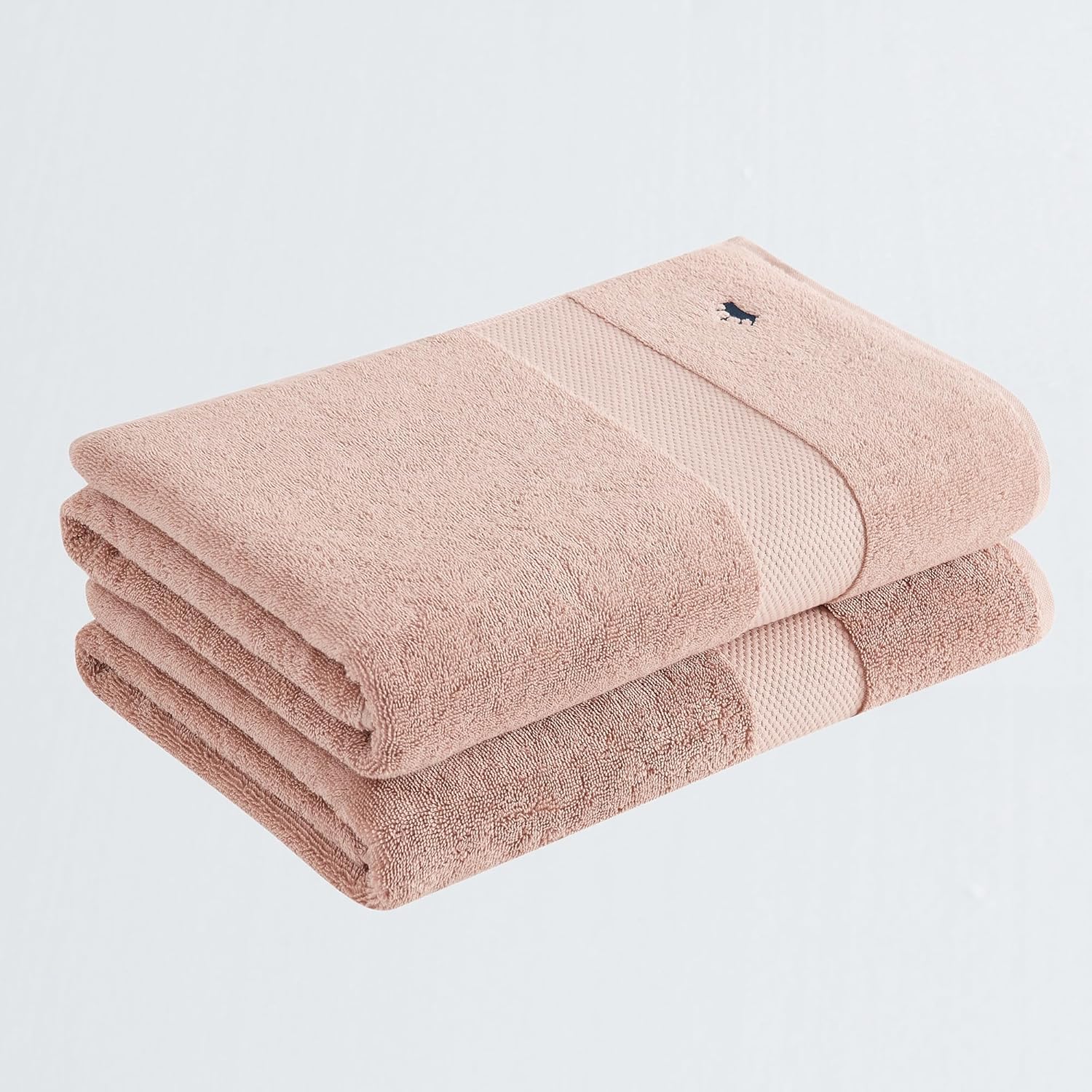 Turkish Cotton Towels Blush Cotton 2-Piece 2 Pack Bath Towel, Solid Color Themed, for Men and Women, Oeko-TEX Certified Confidence