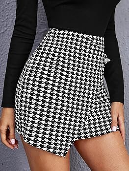 スカート Ruimeme houndstooth asymmetry skirt Ruimeme houndstooth asymmetry skirt - メルカリ