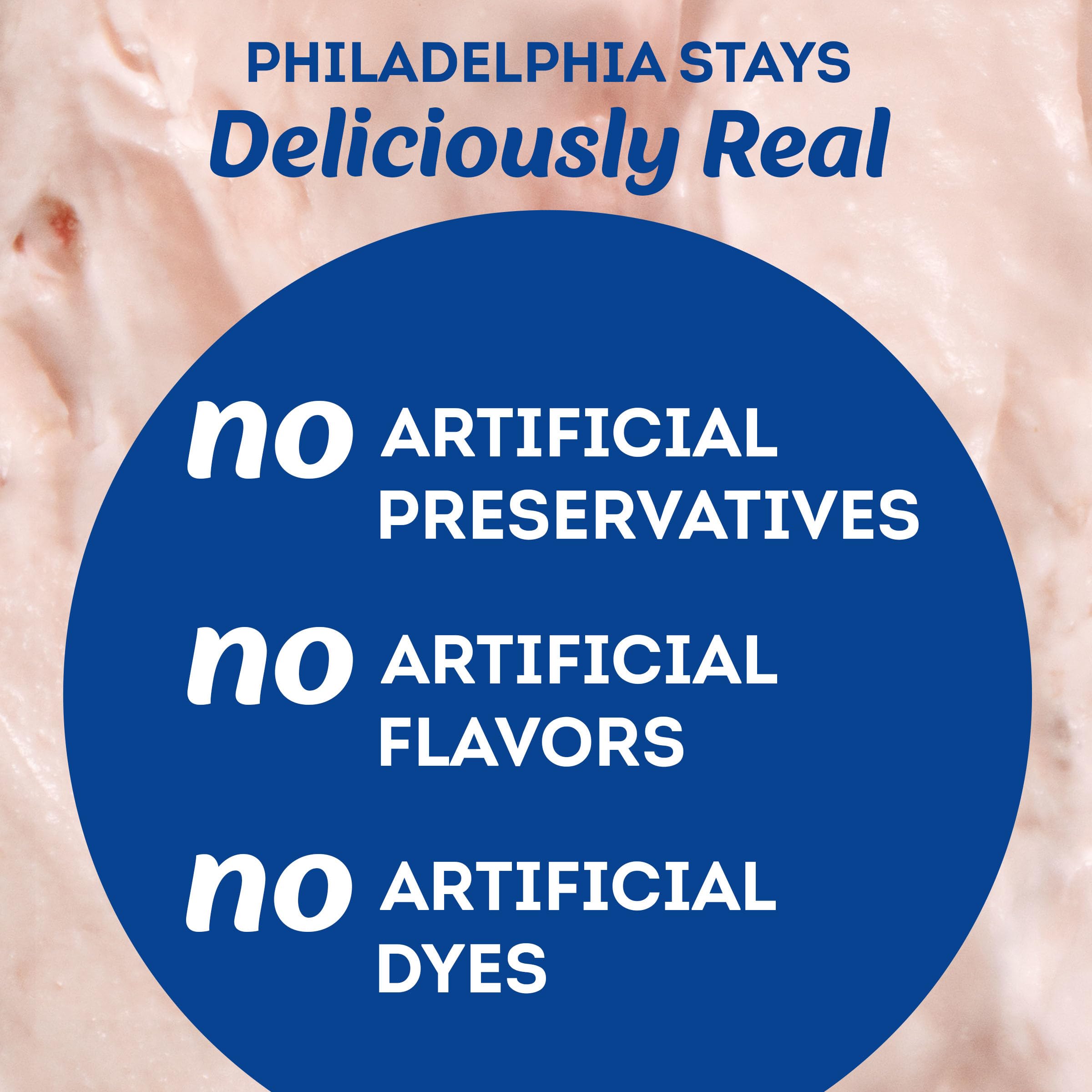 Philadelphia Flavored Cream Cheese Spread 1 Tub for Smooth Spreadable Mornings Strawberry No Artificial Preservatives Flavors or Dyes — view 3