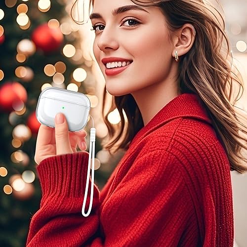 Miniatura 2 de Funda para Airpods Pro de 21 generación, compatible con Airpods Pro, puerto de carga USB C de 2 generación, transparente, suave, transparente, de