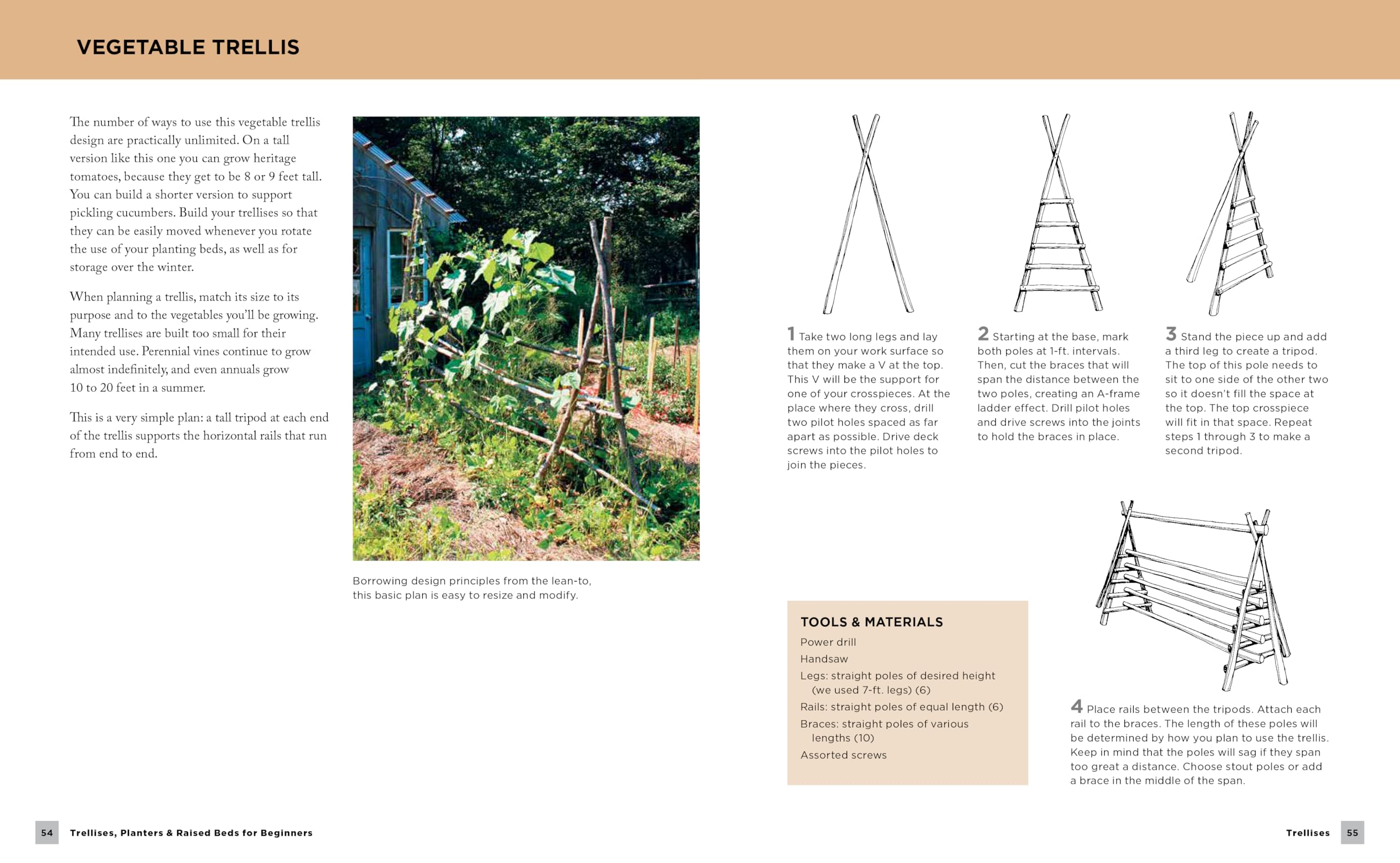 Trellises, Planters & Raised Beds for Beginners: 30+ Easy, Unique, and Useful Projects You Can Make with Common Tools and Materials - Image 6
