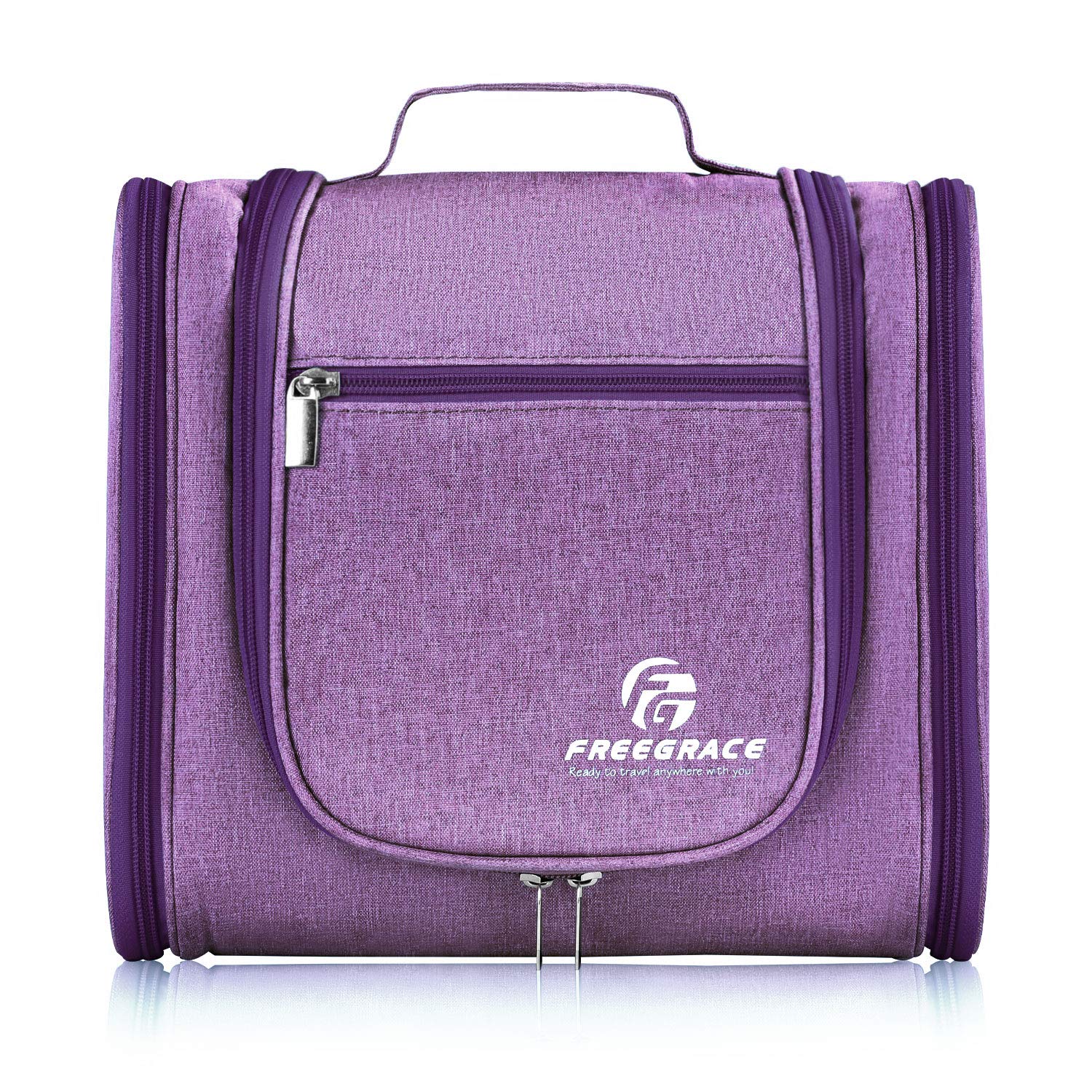 Hanging Toiletry Bag Extra Large Capacity | Premium Travel Organizer Bags For Men And Women | Durable Waterproof Nylon Bathroom, Shower, Makeup Bag