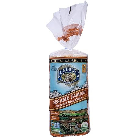 Lundberg Family farms Rice cake sesame tamri gf 9oz (073416000087)