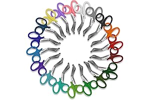 20-Pack Multi-Color EMT Trauma Scissors for Nurses and Medical Professionals