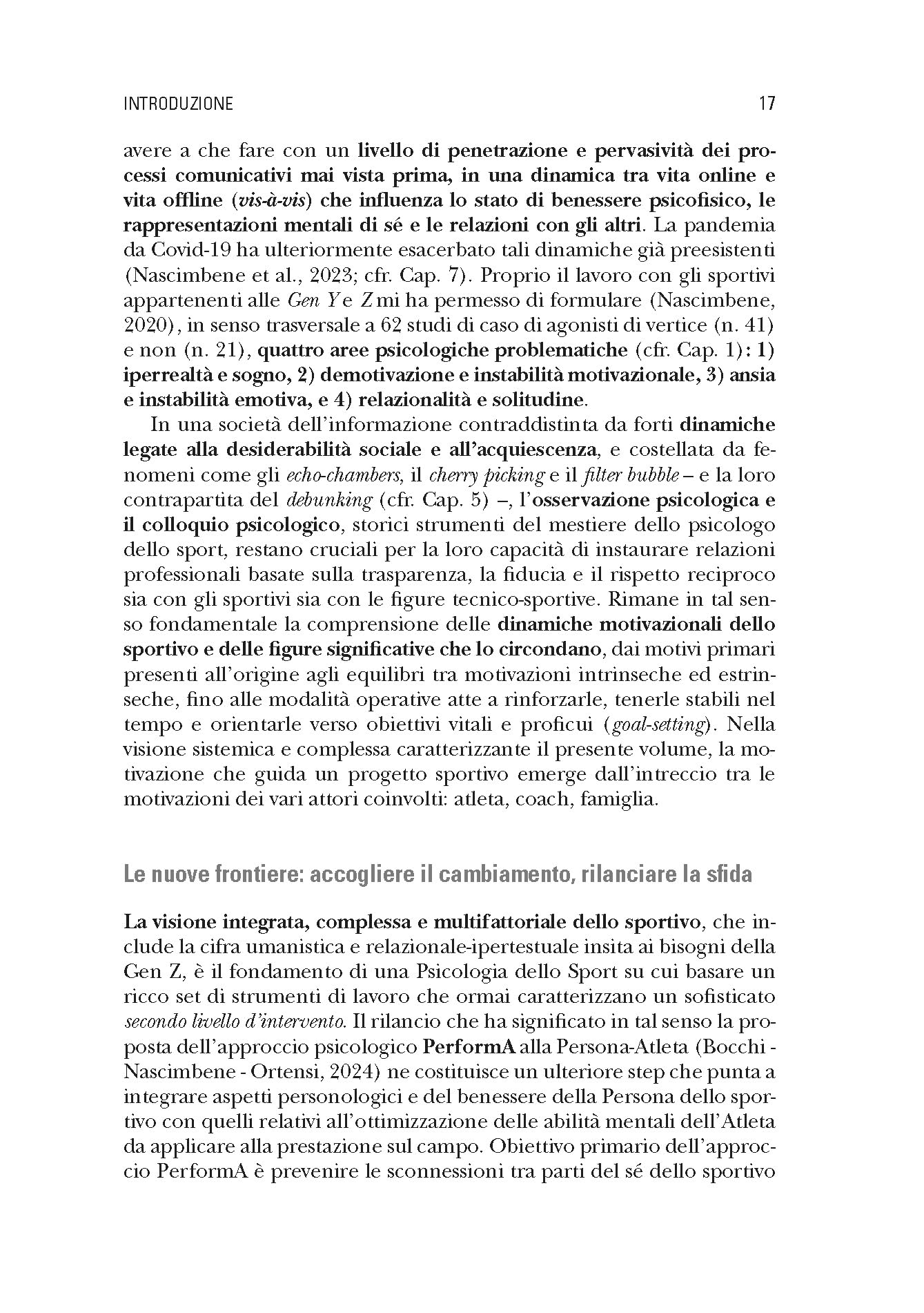 Psicologia dello sport. Nuove frontiere relazionali con l'atleta della generazione Z