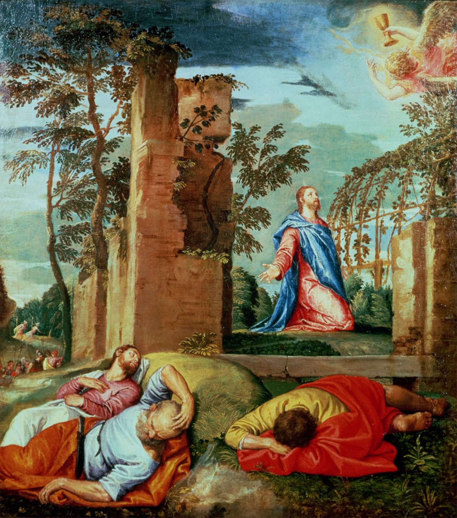 RZHRHJES Abstract Painting Poster Art Print Canvas Print Poster Famous Painting by Veronese Landscape Canvas Painting for Home Decor 60x90cm