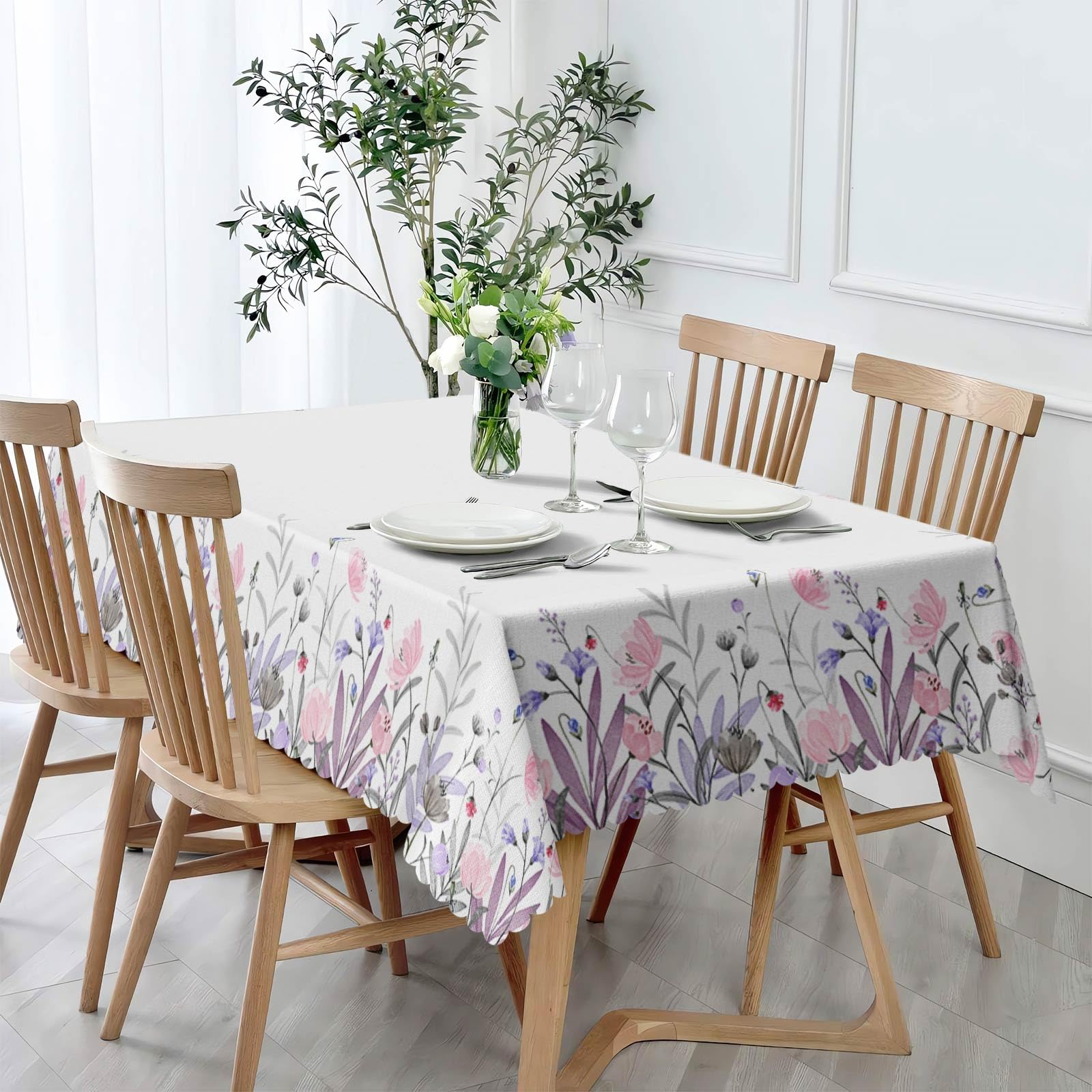 Table Cloth Rectangular, Wipeable Tablecloths - Image 2