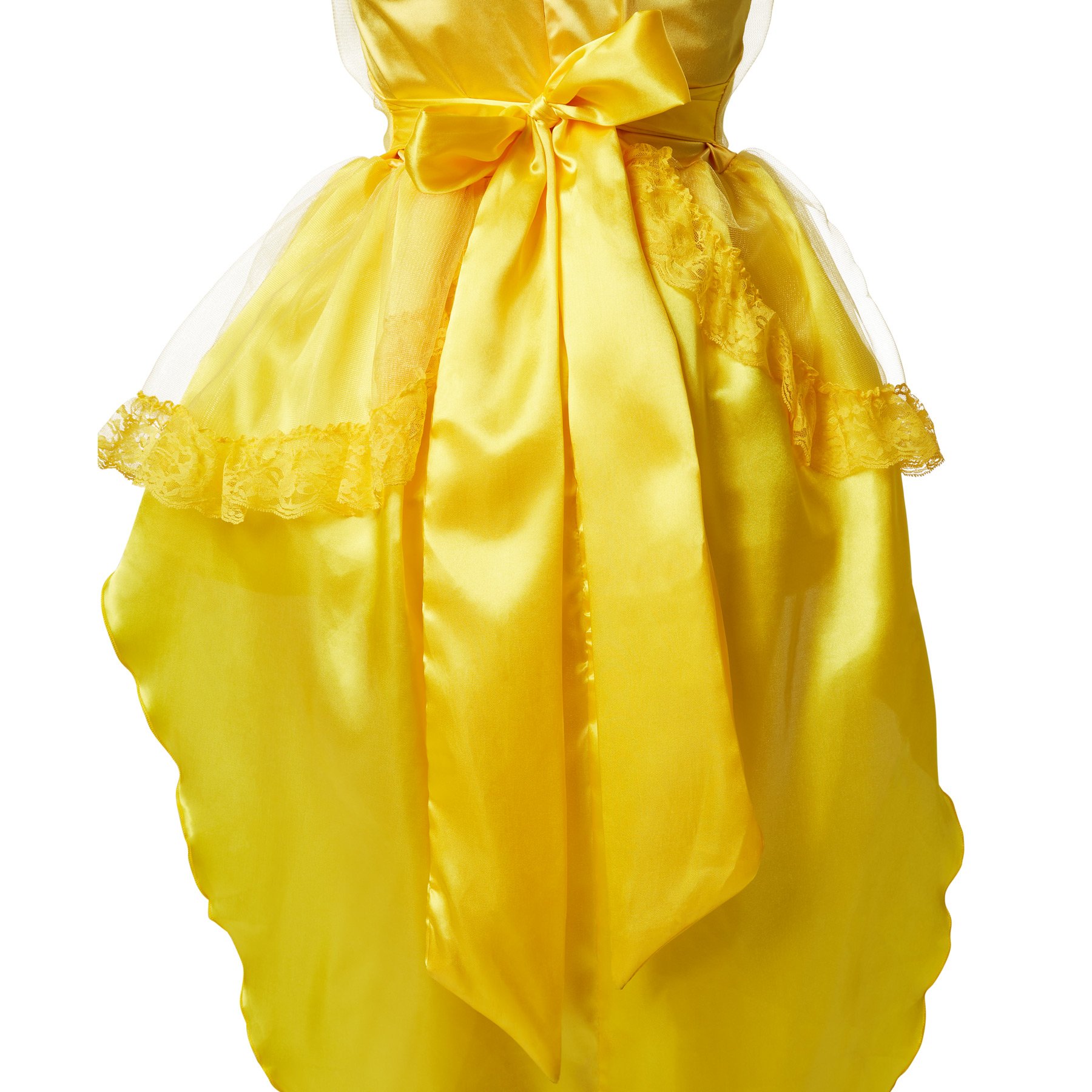 dressforfun Costume da donna Sexy Principessa Belle | Sensuale abito high-low con spalline | Integrata sottogonna con tulle (S | No. 301868)