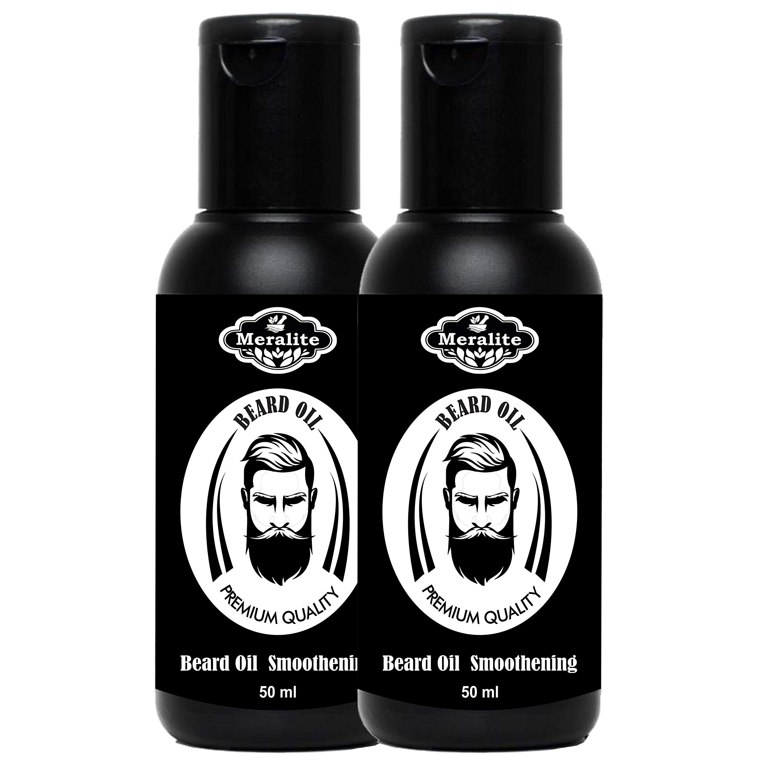 Meralite Classic Beard Oil Hair Oil (50 ml) (Pack of 2)