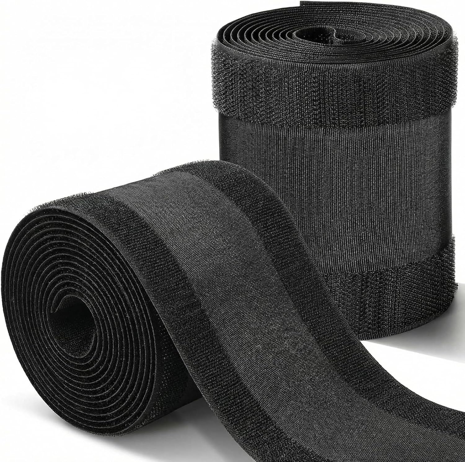 Beeveer 48 ft Extension Cord Floor Cover Strip Black Carpet Cord Cover Cable Protector Management Protect Floor Prevent a Trip Hazard Only for Commercial Office Carpet