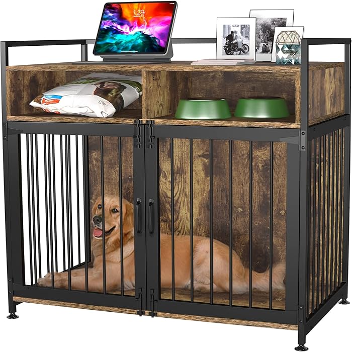 Buy GDLF Dog Crate FurnitureStyle Cages for Dogs Indoor Heavy Duty