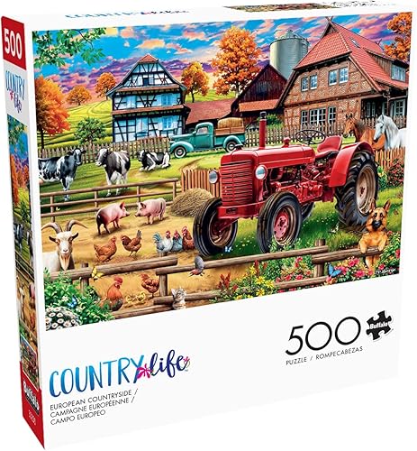 Miniatura 3 de Buffalo Games - Country Life - European Countryside - Rompecabezas de 500 piezas para adultos, rompecabezas desafiante perfecto para noches de juego