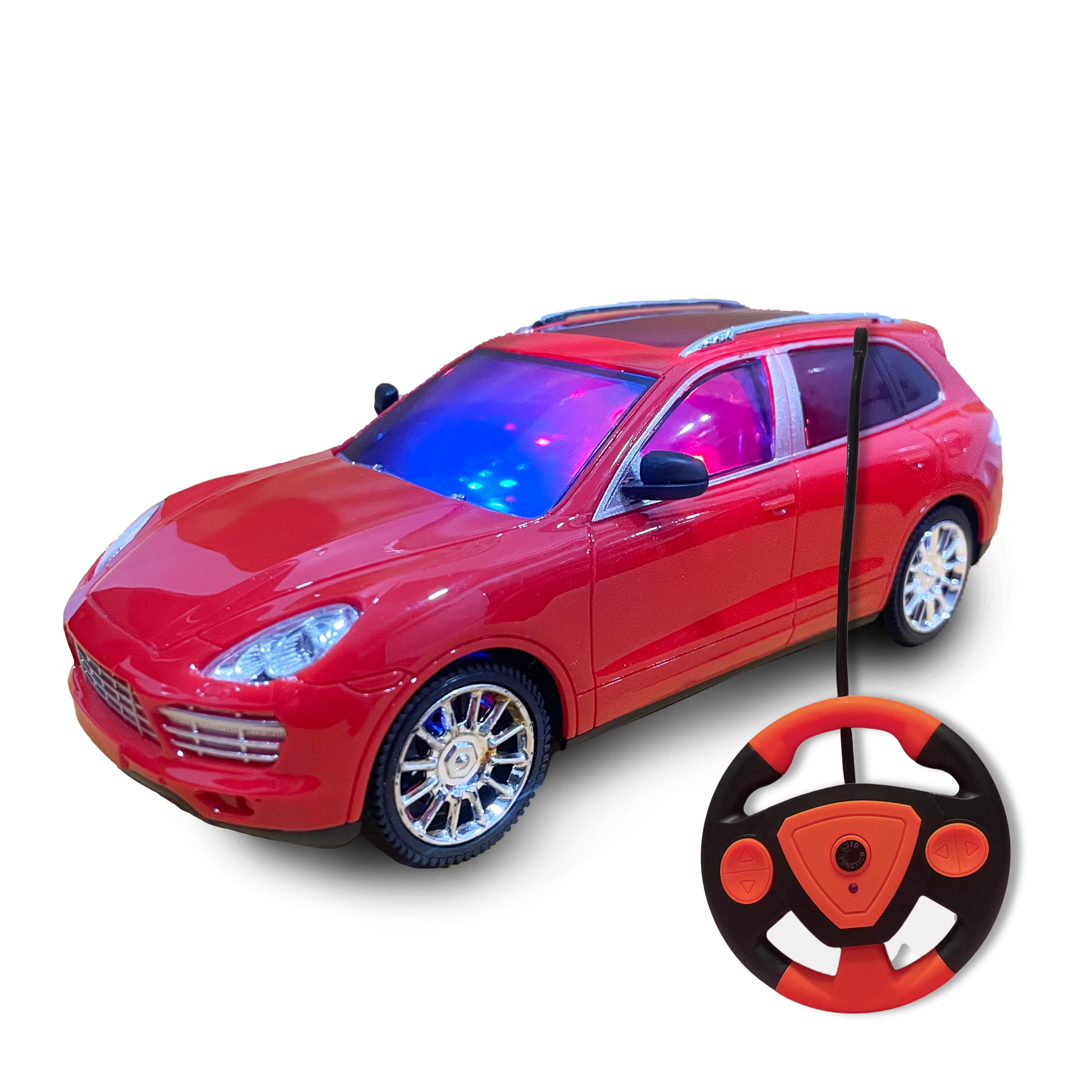 KIDSWAY Premium Steering Remote Control Plastic Car: Auto Demo, 3D Lighting, USD Recharge, Front & Reverse Lights I Pack of 1 I (B0CPT8N3HL) Amazon Price History, Amazon Price Tracker