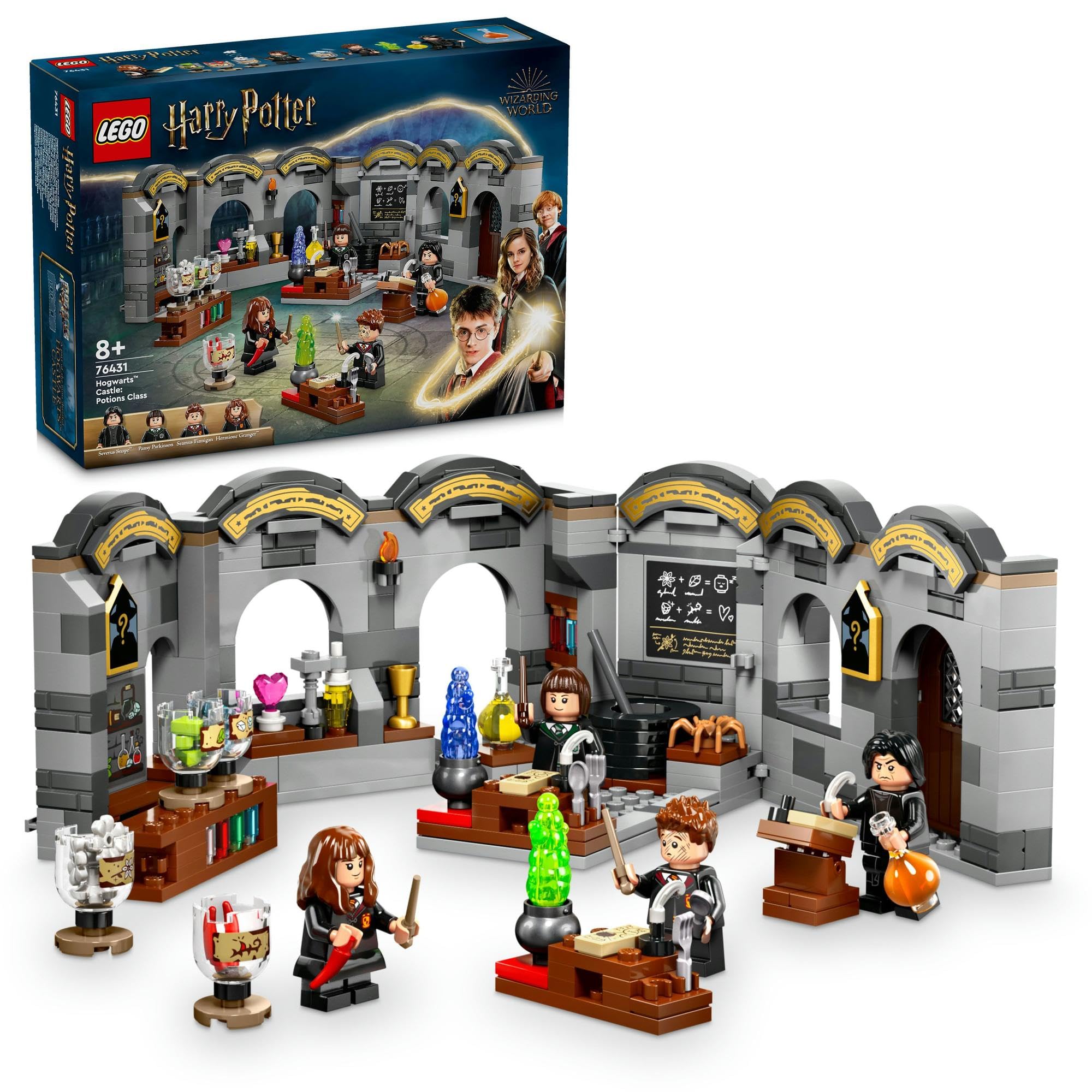 Lego 76431 Harry Potter Hogwarts Castle: Magic Pharmacy Toy, Present, Blocks, Boys, Girls, Children, 7, 8, 9, 10, Elementary School Students