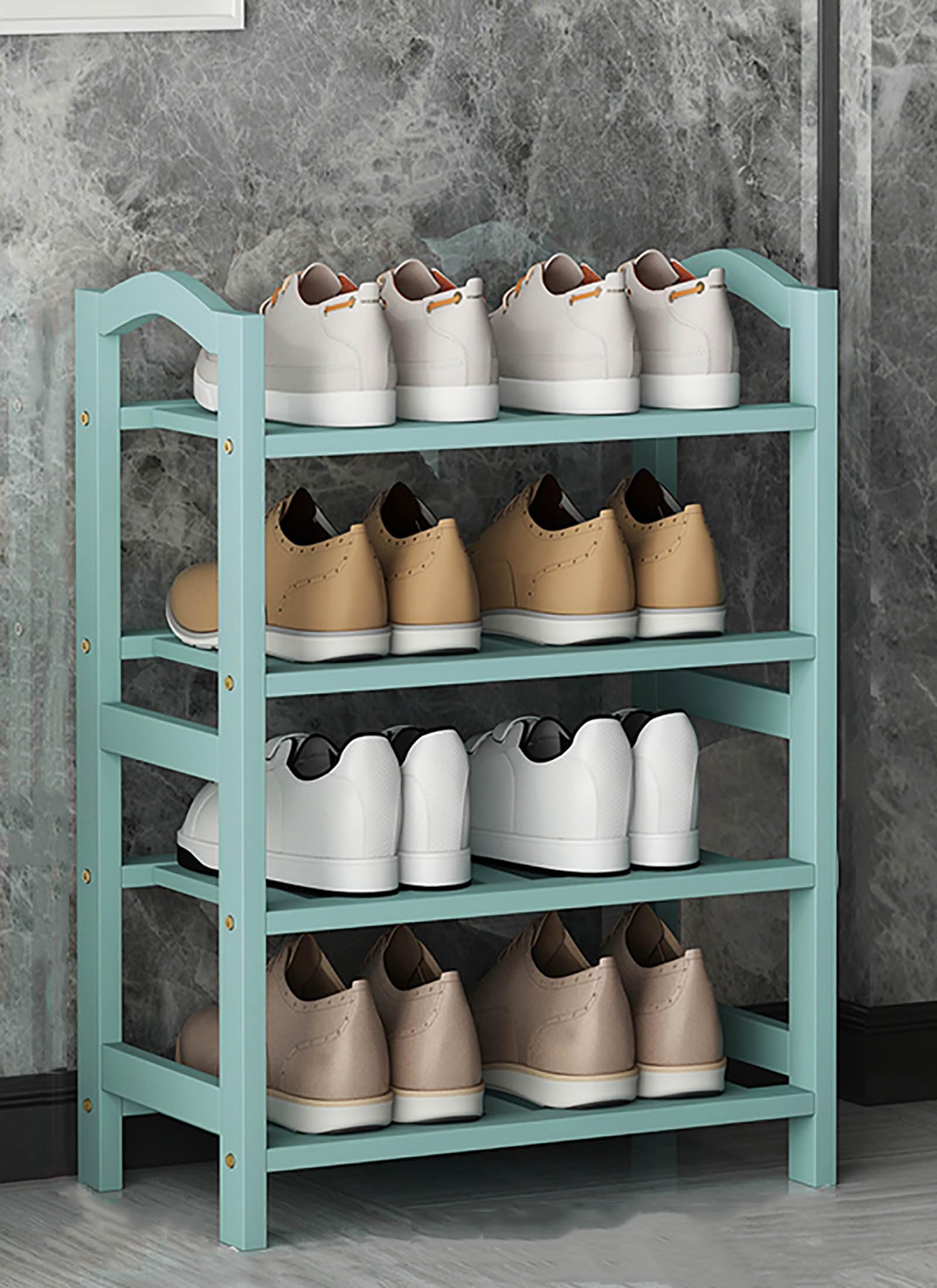 Meuble à chaussures en bambou pour organiser votre entrée et couloir