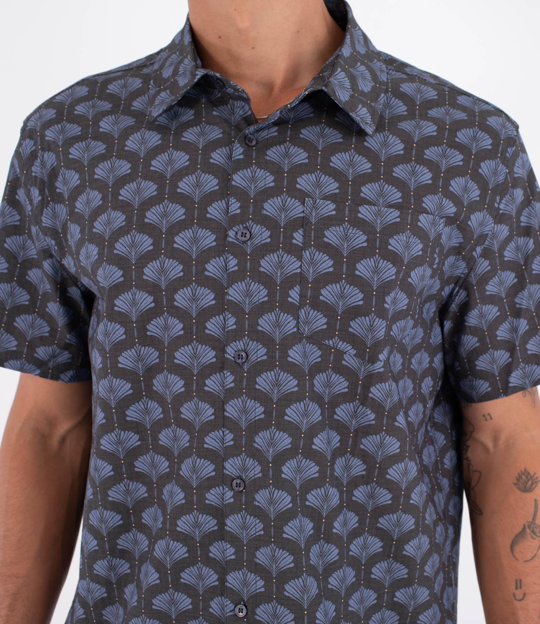 Hurley Men's Short-Sleeved Shirt - Printing Press Arbore T-Shirt Hombre (Pack de 1)