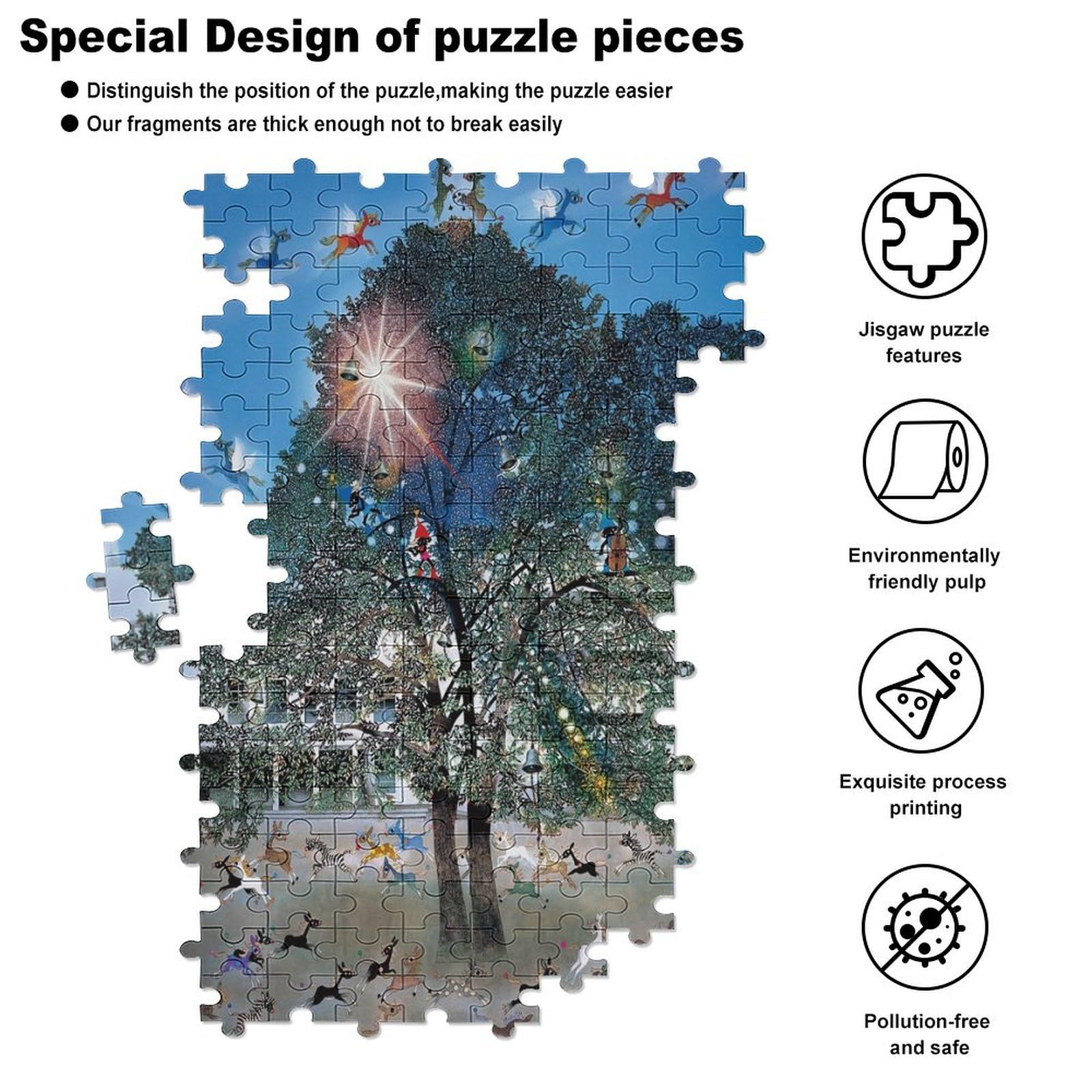 Amazon | 藤城清治 光陰の中 巣立つ仔馬たち ジグソーパズル パターン