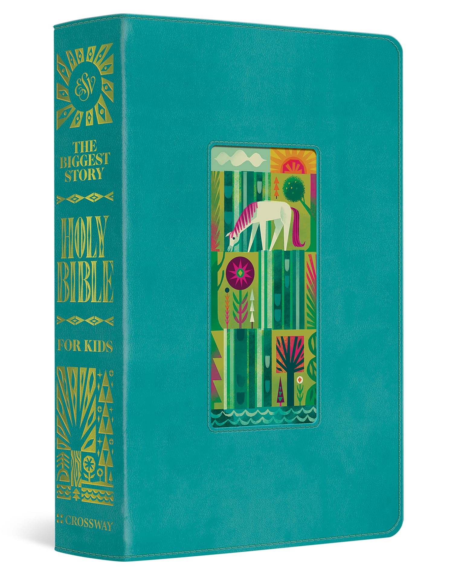 The Biggest Story Holy Bible for Kids (TruTone, Teal, Waterfall Design)