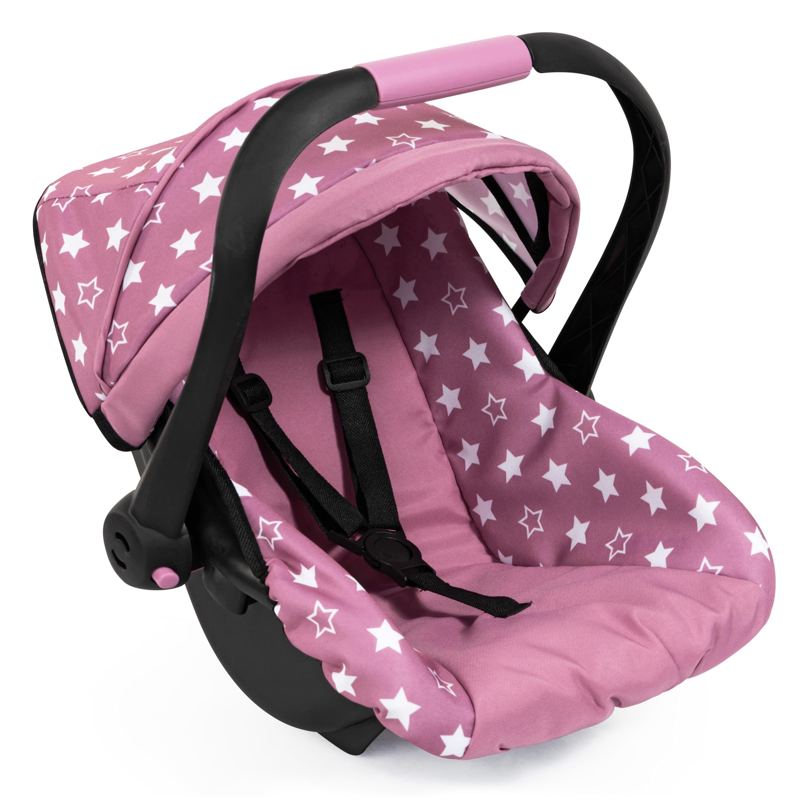Bayer Design 67976AB Doll car seat, with sun canopy, adjustable handle, harness, for dolls up to 46 cm, attachable to Neo Vario, Xeo dolls prams, for children 3+ age — image 1