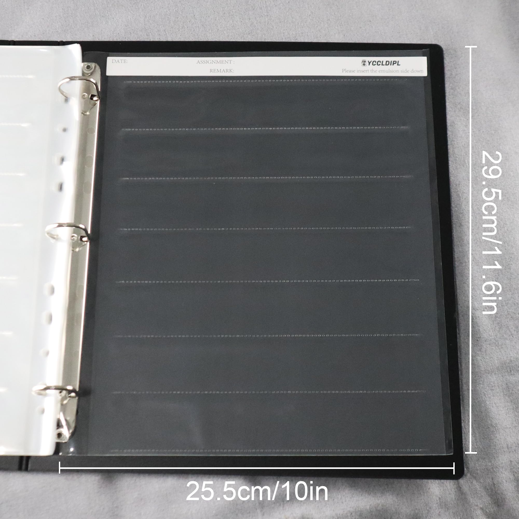 30x Acid-Free Archival Storage Filing Sheets Negative Pages 35mm - Foto 6