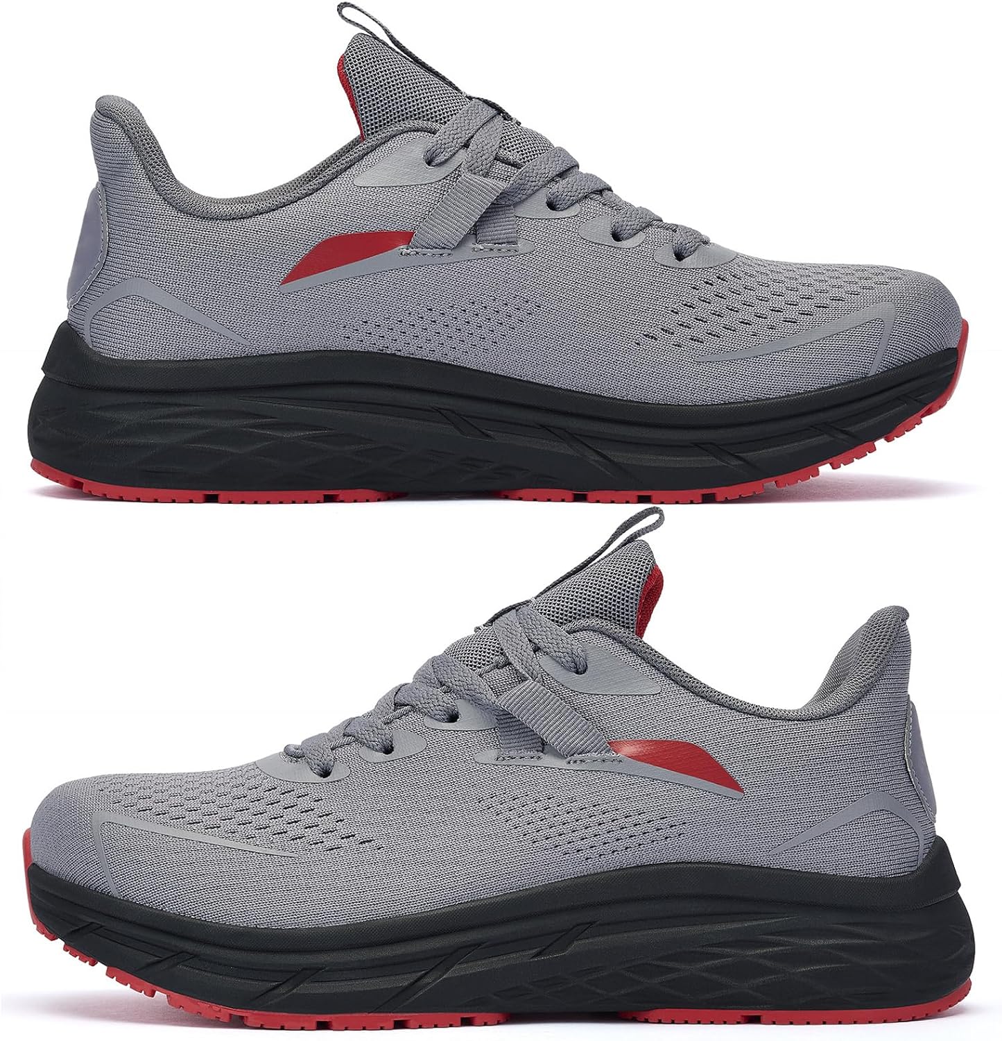 RUGSTAR Mens Wide Toe Box Walking Shoes Running Shoes for Men with Wide Feet Wide Width Sneakers for Tennis Gym Workout Dark Grey - Image 5