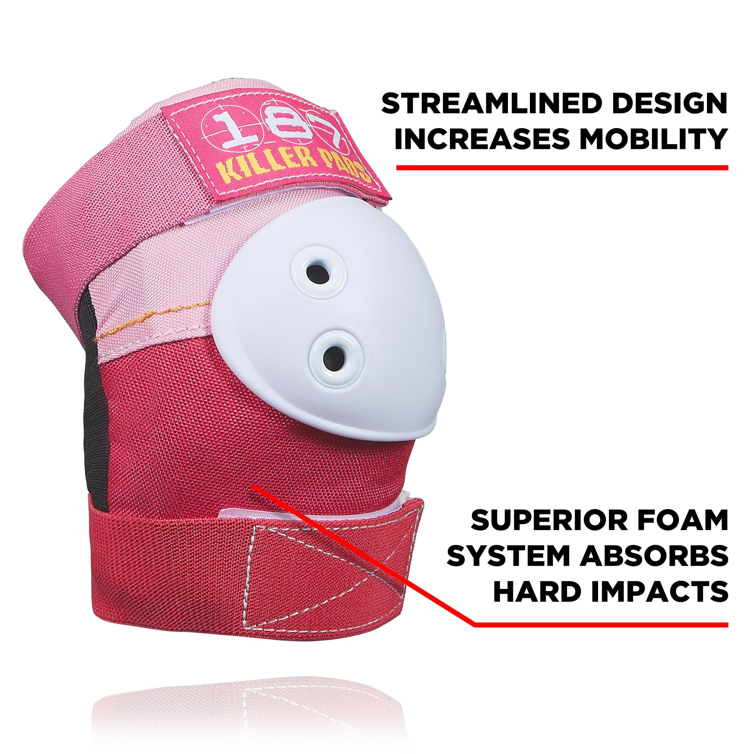 187 Killer Pads Six Pack Pad Set, Protective Gear for Elbows