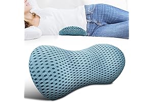 Lumbar Support Pillow, Memory Foam Back Pain Relief