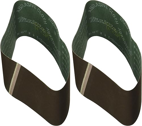 Makita 794133-C-2#80 Cinta de lijado de 4 por 24, paquete de 2