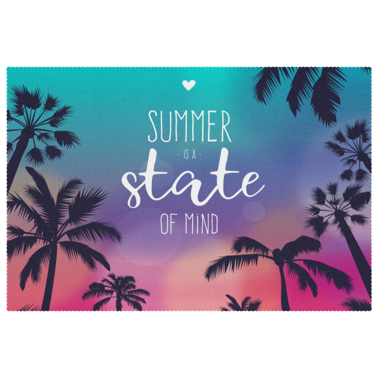 Sets de table Palm Summer pour sublimer vos dîners de vacances en famille
