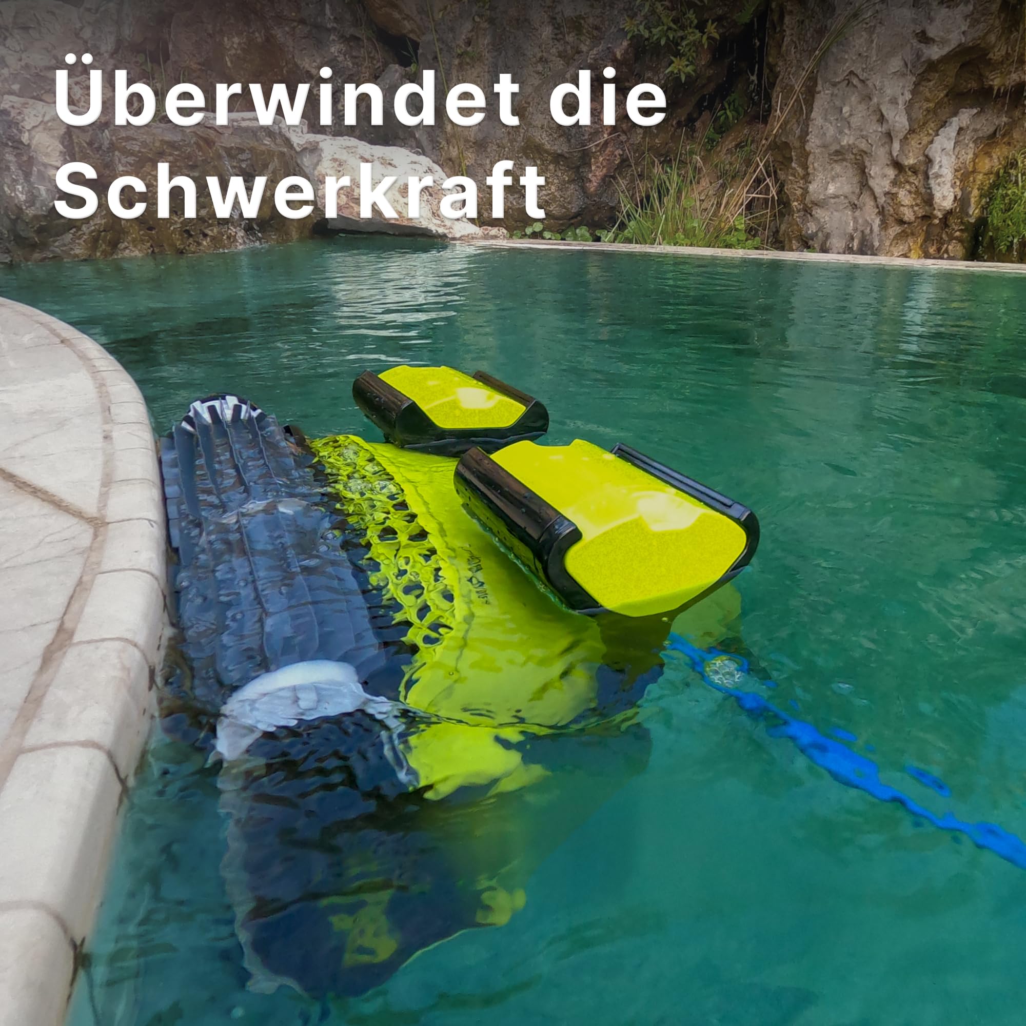 Dolphin Bio Suction Automatischer Poolreiniger Poolroboter mit Kabel - Boden, Wasserlinie und Wandreinigung, Eingelassene Pools bis zu 15 m, Wasserpflege