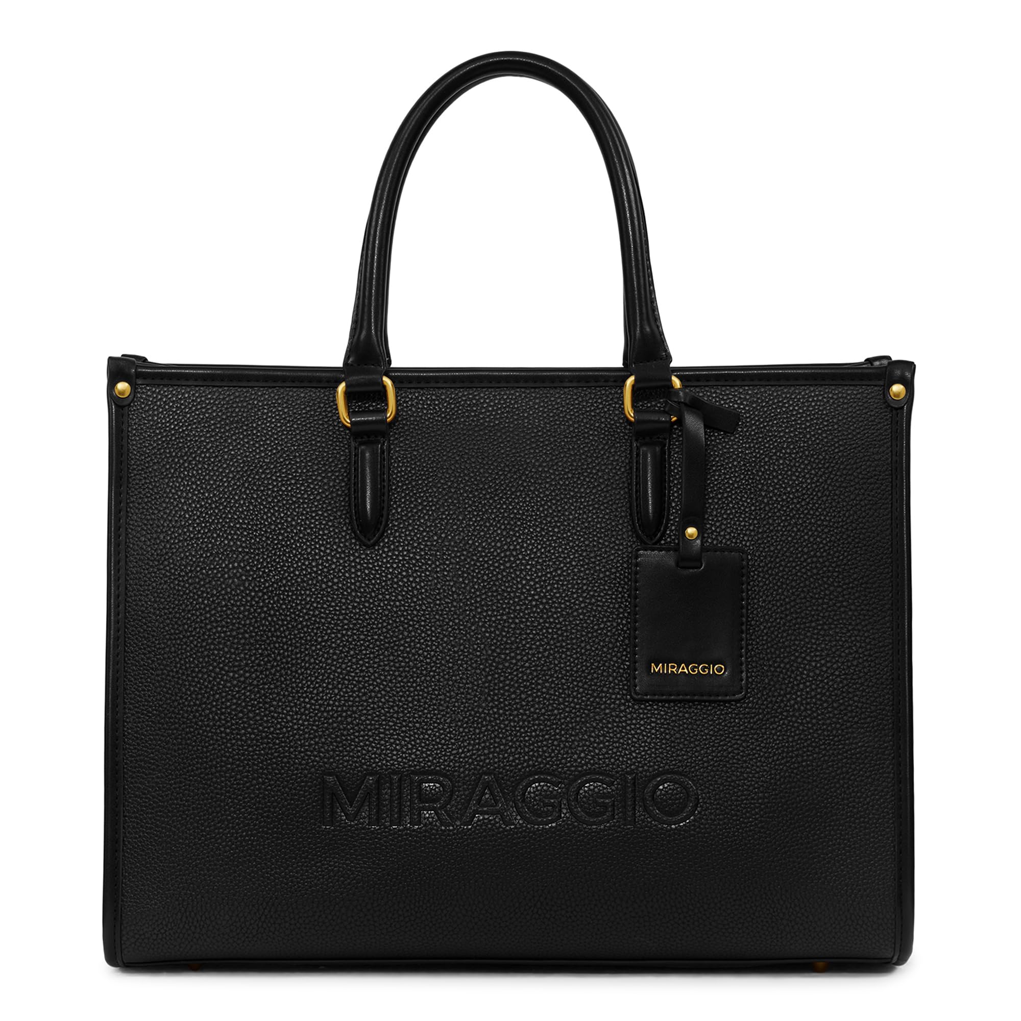 Miraggio Denice Tote Bag for Women With Detachable Sling Strap (Black) (B0DB7YPCW8) Amazon Price History, Amazon Price Tracker